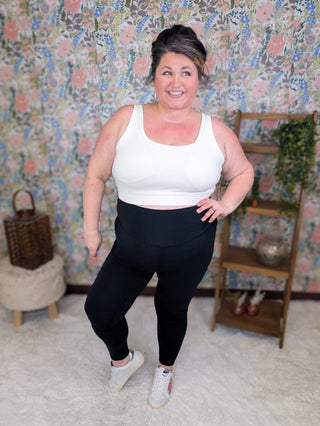 8- Legging/Lounge/Bralette Markie Ribbed Scoop Bralette w/Pads plus size clothing