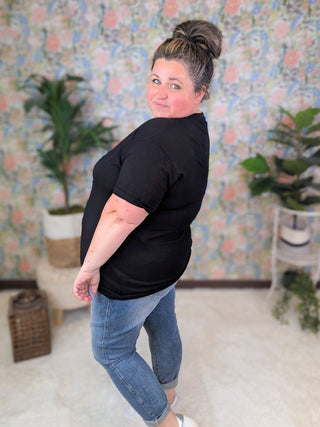 MINNESOTA Opes + Dreams V-Neck Graphic Tee-6- Graphic Tops-i love my freedom-Styled by Stacked - A Plus Size Women's Boutique in Lakeville, MN