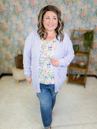 Livi Triple Stretch Tank in Cottage Wildflower-1- ShortSlv/Slvless Tops-MICHELLE MAE-Styled by Stacked - A Plus Size Women's Boutique in Lakeville, MN