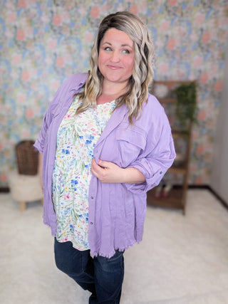 Marissa Mini Ruffle Short Sleeve Top in Florals (8 Prints)-1- ShortSlv/Slvless Tops-MICHELLE MAE-Styled by Stacked - A Plus Size Women's Boutique in Lakeville, MN