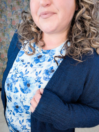 Kensington Cozy Sweater Cardigan w/Pockets in Dark Solids-4- Overlayer Tops-MICHELLE MAE-Styled by Stacked - A Plus Size Women's Boutique in Lakeville, MN