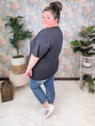 Pot Stirrer V-Neck Graphic Tee-6- Graphic Tops-i love my freedon-Styled by Stacked - A Plus Size Women's Boutique in Lakeville, MN