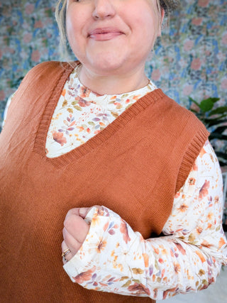 Ella Tunic Sweater Vest in Fall Solids-4- Overlayer Tops-MICHELLE MAE-Styled by Stacked - A Plus Size Women's Boutique in Lakeville, MN