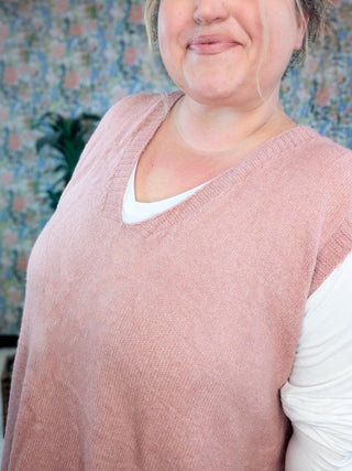 Ella Tunic Sweater Vest in Fall Solids-4- Overlayer Tops-MICHELLE MAE-Styled by Stacked - A Plus Size Women's Boutique in Lakeville, MN