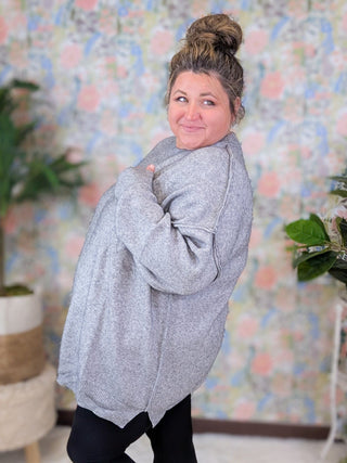 Aurora Cozy Dolman Slouchy Sweater in Solids (3 COLORS)-2- Long Sleeve Tops-Michelle Mae-Styled by Stacked - A Plus Size Women's Boutique in Lakeville, MN