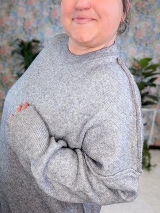 Aurora Cozy Dolman Slouchy Sweater in Solids (3 COLORS)-2- Long Sleeve Tops-Michelle Mae-Styled by Stacked - A Plus Size Women's Boutique in Lakeville, MN