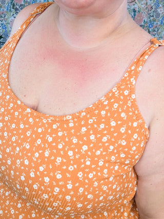 Catie Perfect Scooped Midi Dress in Floral-11- Dress/Romp/Jump-Michelle Mae-Styled by Stacked - A Plus Size Women's Boutique in Lakeville, MN