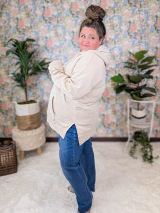 Adrian Vintage Wash Hoodie w/Kangaroo Pocket (4 Colors)-3- Hooded Tops-MICHELLE MAE-Styled by Stacked - A Plus Size Women's Boutique in Lakeville, MN