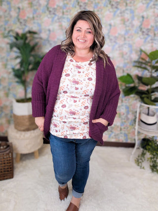 Livi Stretchy Scoopneck Tank in Florals (3 Colors)-1- ShortSlv/Slvless Tops-MICHELLE MAE-Styled by Stacked - A Plus Size Women's Boutique in Lakeville, MN