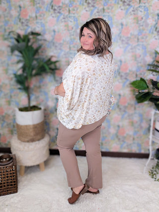 Margot Slim Fit Ankle Crop Pull On Pant-10- Bottoms Non-Denim-HEIMISH-Styled by Stacked - A Plus Size Women's Boutique in Lakeville, MN