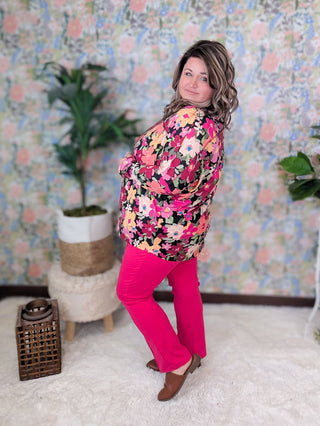 Margot Slim Fit Ankle Crop Pull On Pant-10- Bottoms Non-Denim-HEIMISH-Styled by Stacked - A Plus Size Women's Boutique in Lakeville, MN