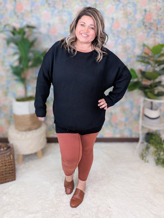 Clarke Boatneck Luxe Ribbed Dolman Sweater (2 Colors)-2- Long Sleeve Tops-WHITE BIRCH-Styled by Stacked - A Plus Size Women's Boutique in Lakeville, MN