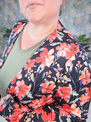Tinley Tissue Weight Pocket Cardigan in Florals (6 Colors)-4- Overlayer Tops-MICHELLE MAE-Styled by Stacked - A Plus Size Women's Boutique in Lakeville, MN