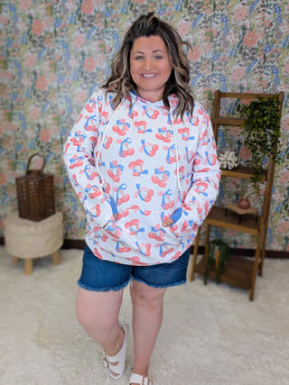PHC Patriotic Cherries Pullover w/Blue Accents
