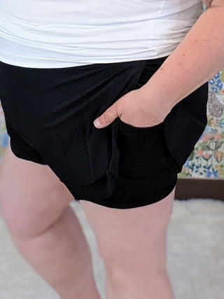 Vinnie Nylon Athletic Shorts w/Pocket Underlayer