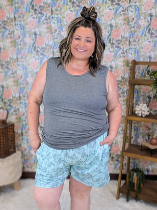 Jaymee Pull On Shorts in Florals