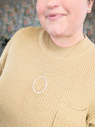 Violetta Relaxed Sweater w/Pocket in Toffee-2- Long Sleeve Tops-HAPTICS-Styled by Stacked - A Plus Size Women's Boutique in Lakeville, MN