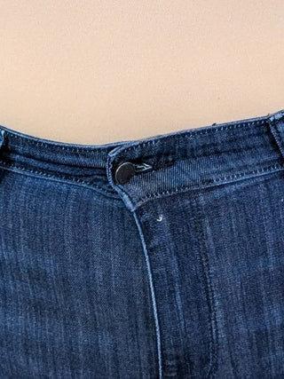 Judy Blue Adjustable Waist Darkwash Skinny-9- Bottoms Denim-Judy Blue-Styled by Stacked - A Plus Size Women's Boutique in Lakeville, MN