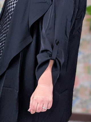 Betsy Button Sleeve Solid Oversized Cardigan (2 Colors)-4- Overlayer Tops-WHITE BIRCH-Styled by Stacked - A Plus Size Women's Boutique in Lakeville, MN