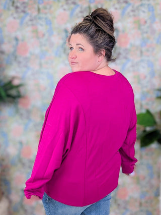 Anya Scoopneck Boxy Pullover in Scuba Solids-2- Long Sleeve Tops-WHITE BIRCH-Styled by Stacked - A Plus Size Women's Boutique in Lakeville, MN