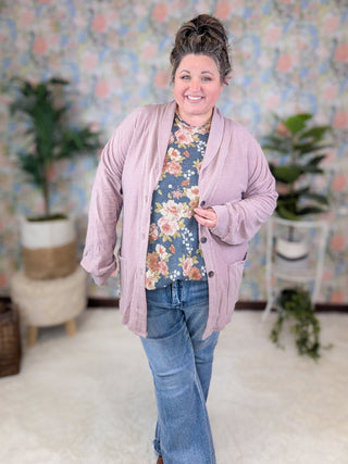 Courtney Cozy Button Front Shirket w/Pockets (2 Colors)-4- Overlayer Tops-HEIMISH-Styled by Stacked - A Plus Size Women's Boutique in Lakeville, MN