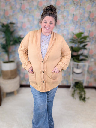 Courtney Cozy Button Front Shirket w/Pockets (2 Colors)-4- Overlayer Tops-HEIMISH-Styled by Stacked - A Plus Size Women's Boutique in Lakeville, MN