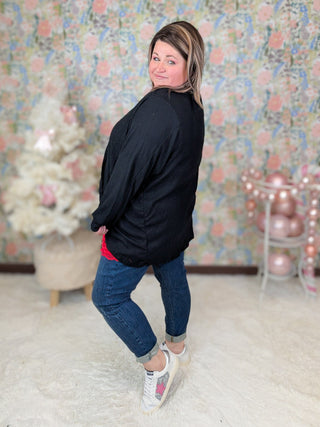 Emily Waffle Knit Cocoon Cardigan in Solids-4- Overlayer Tops-HEIMISH-Styled by Stacked - A Plus Size Women's Boutique in Lakeville, MN