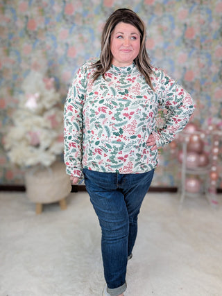Blair Mockneck Long Sleeve w/Thumbholes in Holiberry-2- Long Sleeve Tops-MICHELLE MAE-Styled by Stacked - A Plus Size Women's Boutique in Lakeville, MN