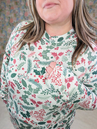 Blair Mockneck Long Sleeve w/Thumbholes in Holiberry-2- Long Sleeve Tops-MICHELLE MAE-Styled by Stacked - A Plus Size Women's Boutique in Lakeville, MN
