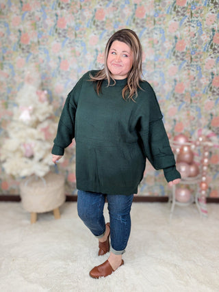 Aurora Cozy Dolman Slouchy Sweater in Solids (3 COLORS)-2- Long Sleeve Tops-Michelle Mae-Styled by Stacked - A Plus Size Women's Boutique in Lakeville, MN