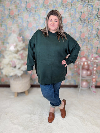 Aurora Cozy Dolman Slouchy Sweater in Solids (3 COLORS)-2- Long Sleeve Tops-Michelle Mae-Styled by Stacked - A Plus Size Women's Boutique in Lakeville, MN