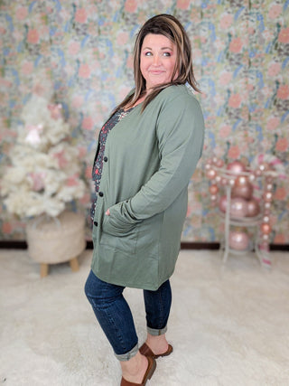 Cori Classic Cardigan w/Oversized Buttons-4- Overlayer Tops-MICHELLE MAE-Styled by Stacked - A Plus Size Women's Boutique in Lakeville, MN