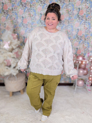 Judy Blue Straight Leg Cargo Jeans in Matcha-9- Bottoms Denim-Judy Blue-Styled by Stacked - A Plus Size Women's Boutique in Lakeville, MN