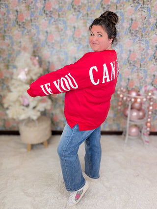 Santa's Coming Dolman Pullover in Red-2- Long Sleeve Tops-girl code couture-Styled by Stacked - A Plus Size Women's Boutique in Lakeville, MN