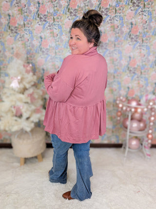 Athena Babydoll Buttondown Collared Top (5 Colors)-4- Overlayer Tops-HEIMISH-Styled by Stacked - A Plus Size Women's Boutique in Lakeville, MN