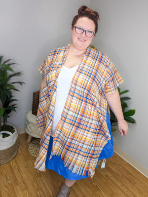 Tippy Tartan Plaid Kimono