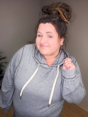 Zip It Up Hoodie in Soft Gray