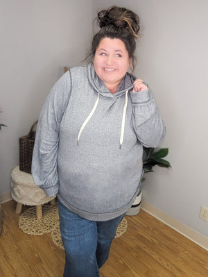Zip It Up Hoodie in Soft Gray