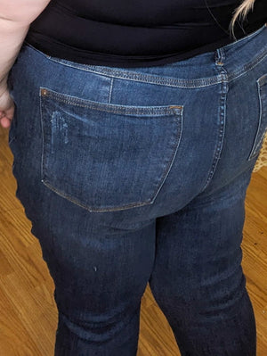 Judy Blue Tummy Control HighRise Darkwash Skinny