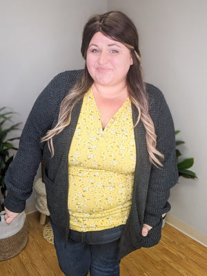 Millie Sweater Cardi w/Patch Pockets (7 colors!)