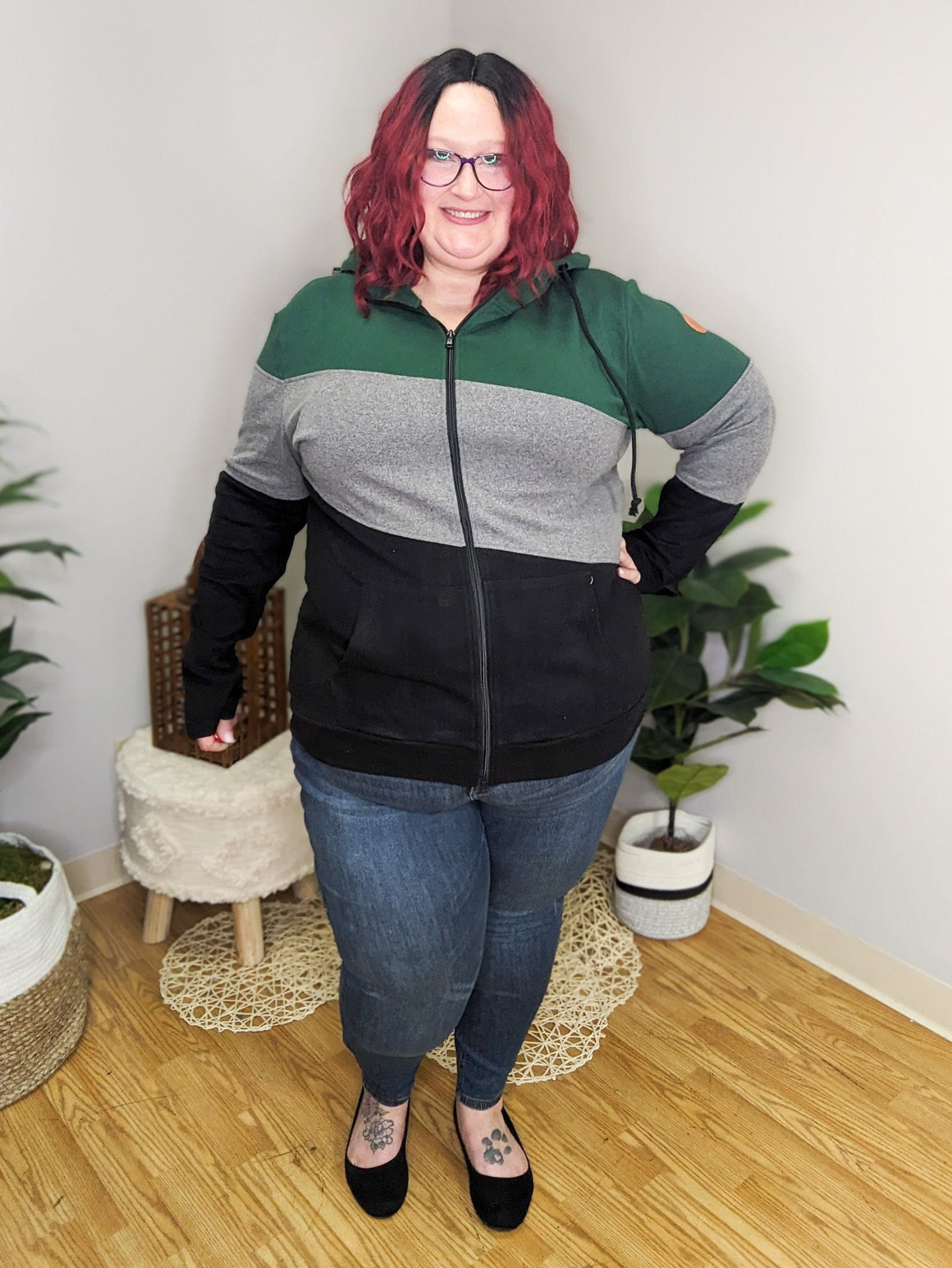 PHC- Triple Stretch Asymmetrical Block Full Zip (3 colors)