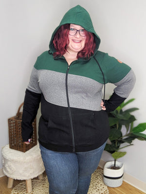 PHC- Triple Stretch Asymmetrical Block Full Zip (3 colors)