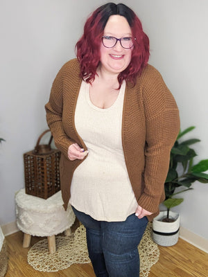 Lila Ribbed Boucle Knit Tank (2 colors)