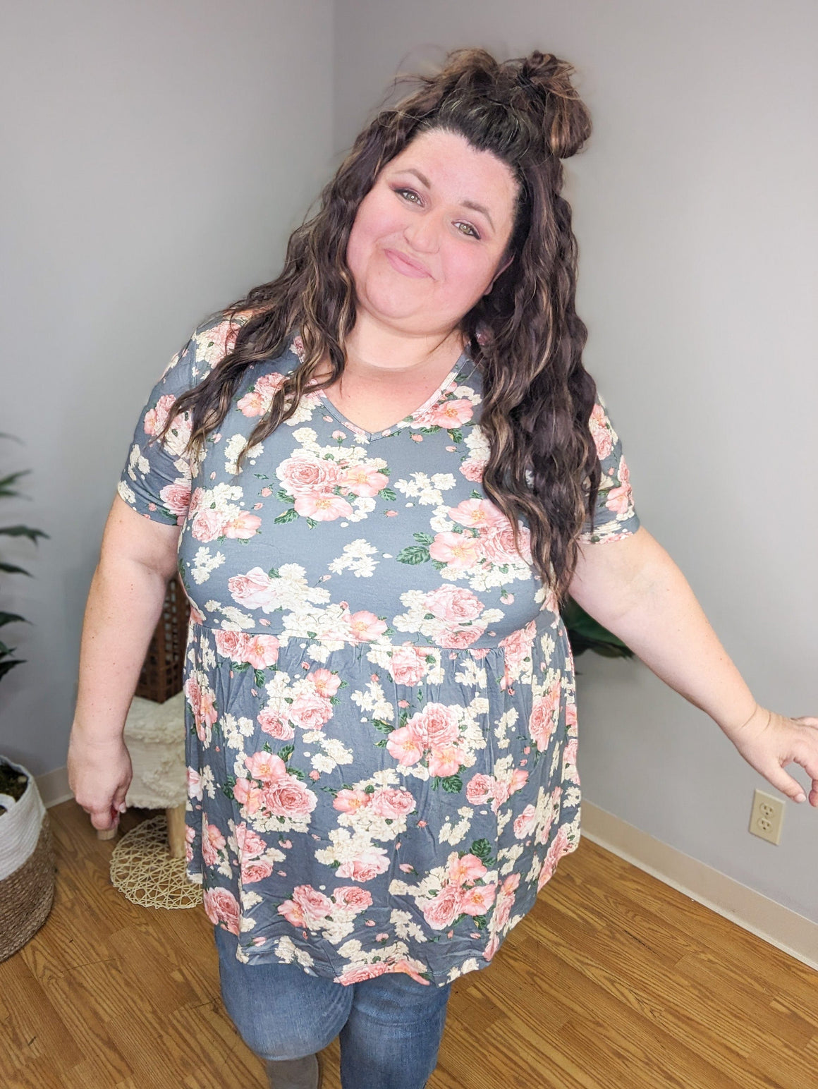 Flatter + Stretch Mini-Ruffle Tees (PRINTS!)