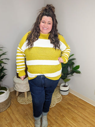 SALE- Myla Cozy Striped Sweater (2 colors)