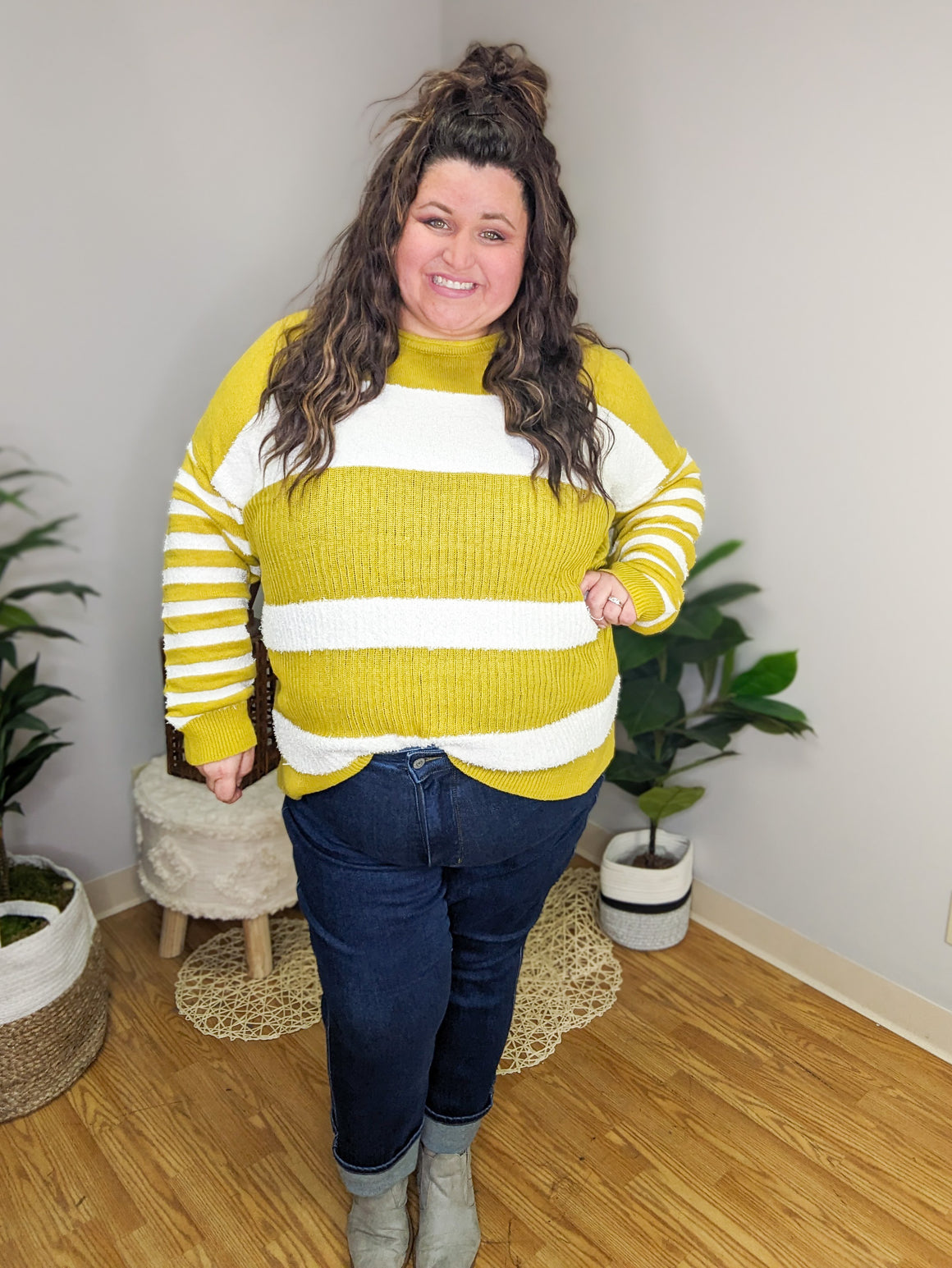 Myla Cozy Striped Sweater (2 colors)