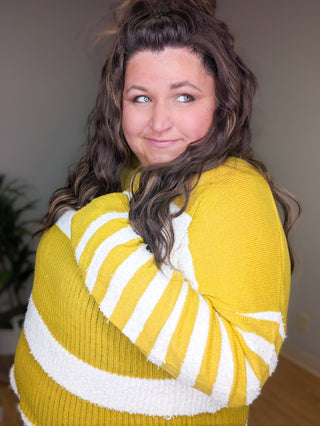 SALE- Myla Cozy Striped Sweater (2 colors)