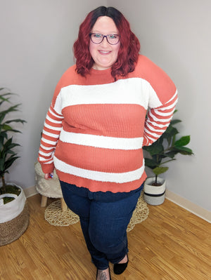 Myla Cozy Striped Sweater (2 colors)