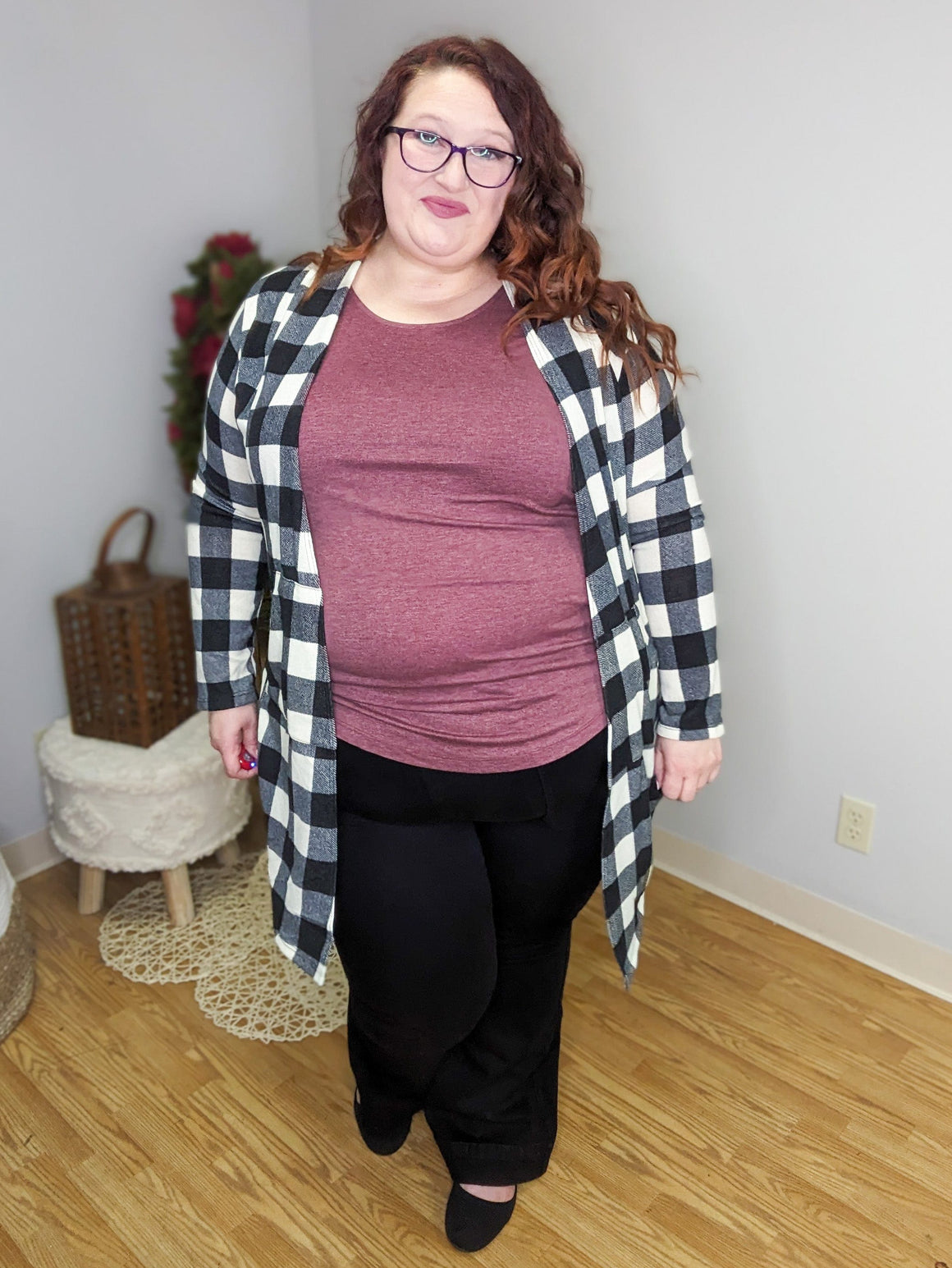 Catherine Heathered Scoopneck Tank