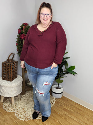 Judy Blue Plaid Patch Bootcuts